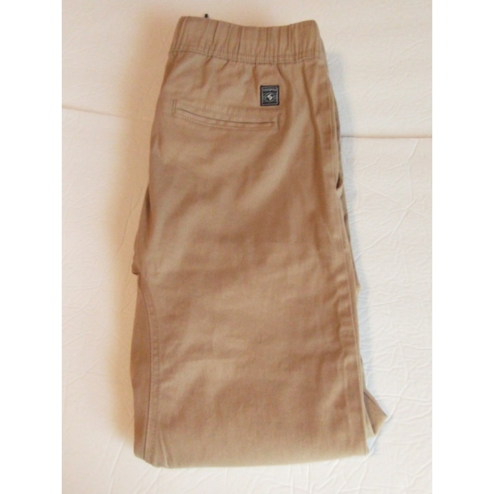 Southpole Flex‎ Basic Stretch Cotton Jogger Pants Tan S 30-32 waist 30 inseam